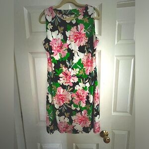 Tommy Hilfiger Floral Shift Mini Dress sz 12